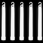 White Premium Large 6" Long Thick Glow Sticks Neon Party Light Festival or Lures