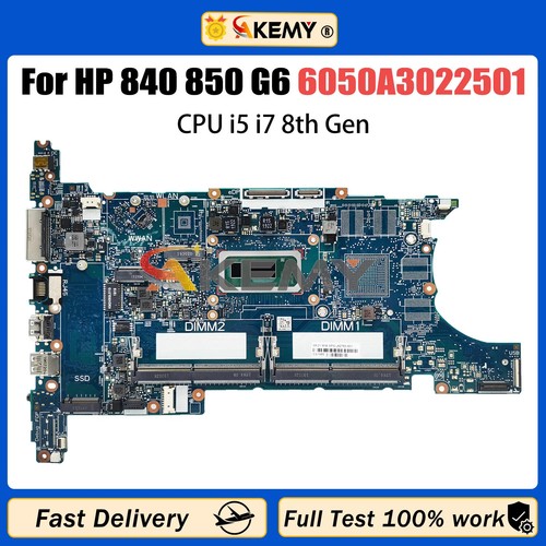 6050A3022501 For HP 840 850 G6 L62757-601  L62759-601 Motherboard i5 i7 8th Gen - 第 1/5 張圖片