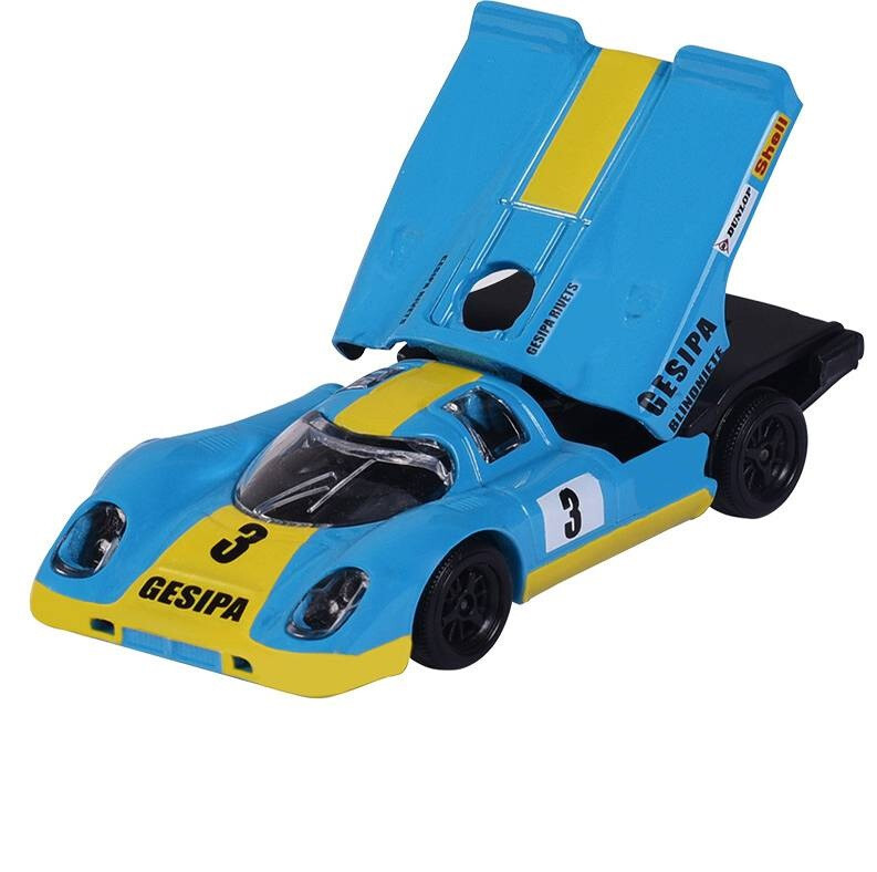 Majorette Porsche 917 KH Sky Blue Racing Cars 1:64 Scale 3