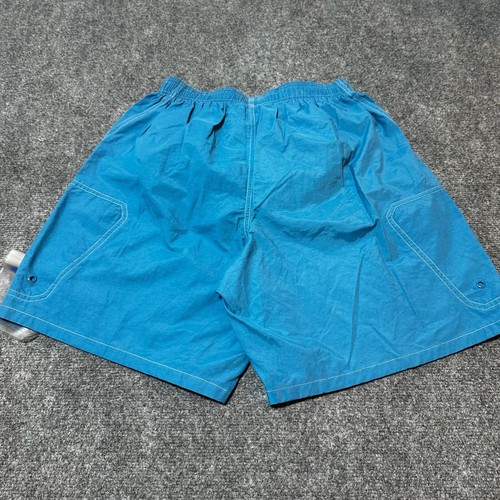 NEU Speedo Badeshorts Herren mittelblau gefüttert wasserdicht Tasche Kordelzug - Bild 2 von 13