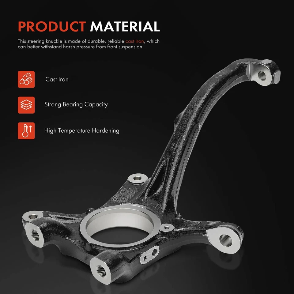 2x Nudillo de dirección para Toyota Tundra 2007-2015 Sequoia conductor delantero y pasajero Foto 4 de 4