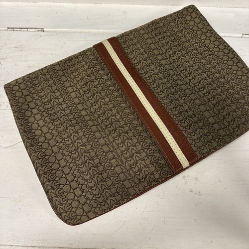 Marc By Marc Jacobs - Vintage Monogram Clutch Bag 14” x 10.5”classy Stunning - Picture 6 of 10