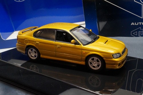 AUTOart MODELS - 1999 SUBARU LEGACY B4 - GOLD - 1/43 SCALE MODEL CAR - 58611 - Picture 8 of 8