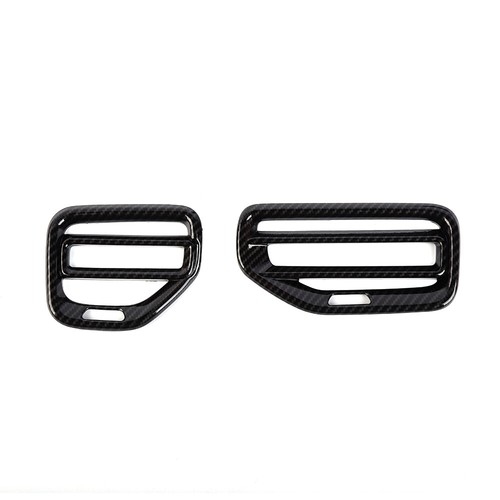 2x Carbon Fiber Dashboard Air Vent Outlet Trim Cover for Dodge Durango 2021-2022 - Picture 14 of 14