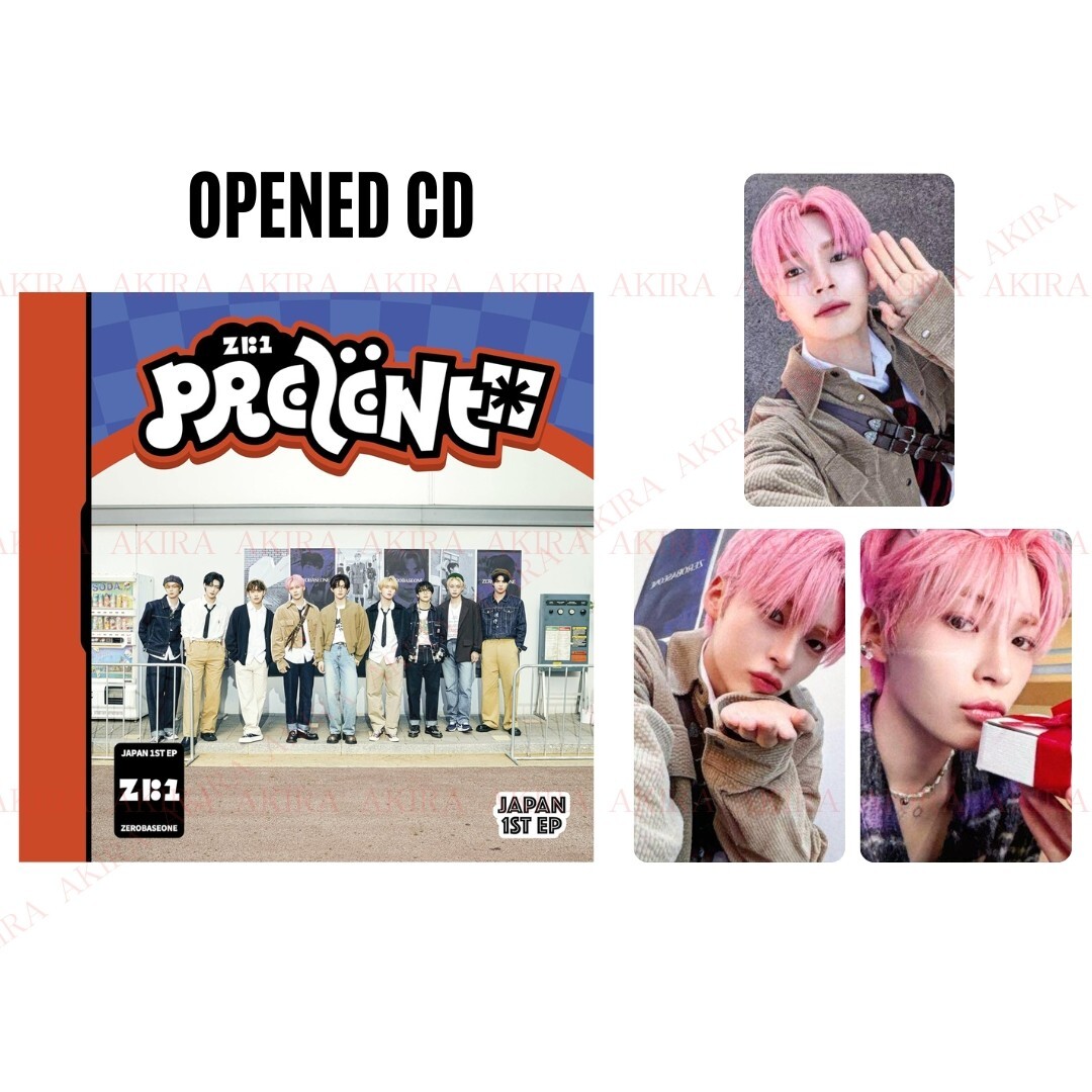 ZB1 CD 1st EP PREZENT 通常盤 新品未開封　40枚 ZB1 ZEROBASEONE JAPAN 1st EP PREZENT OPENED CD + ALBUM PHOTO