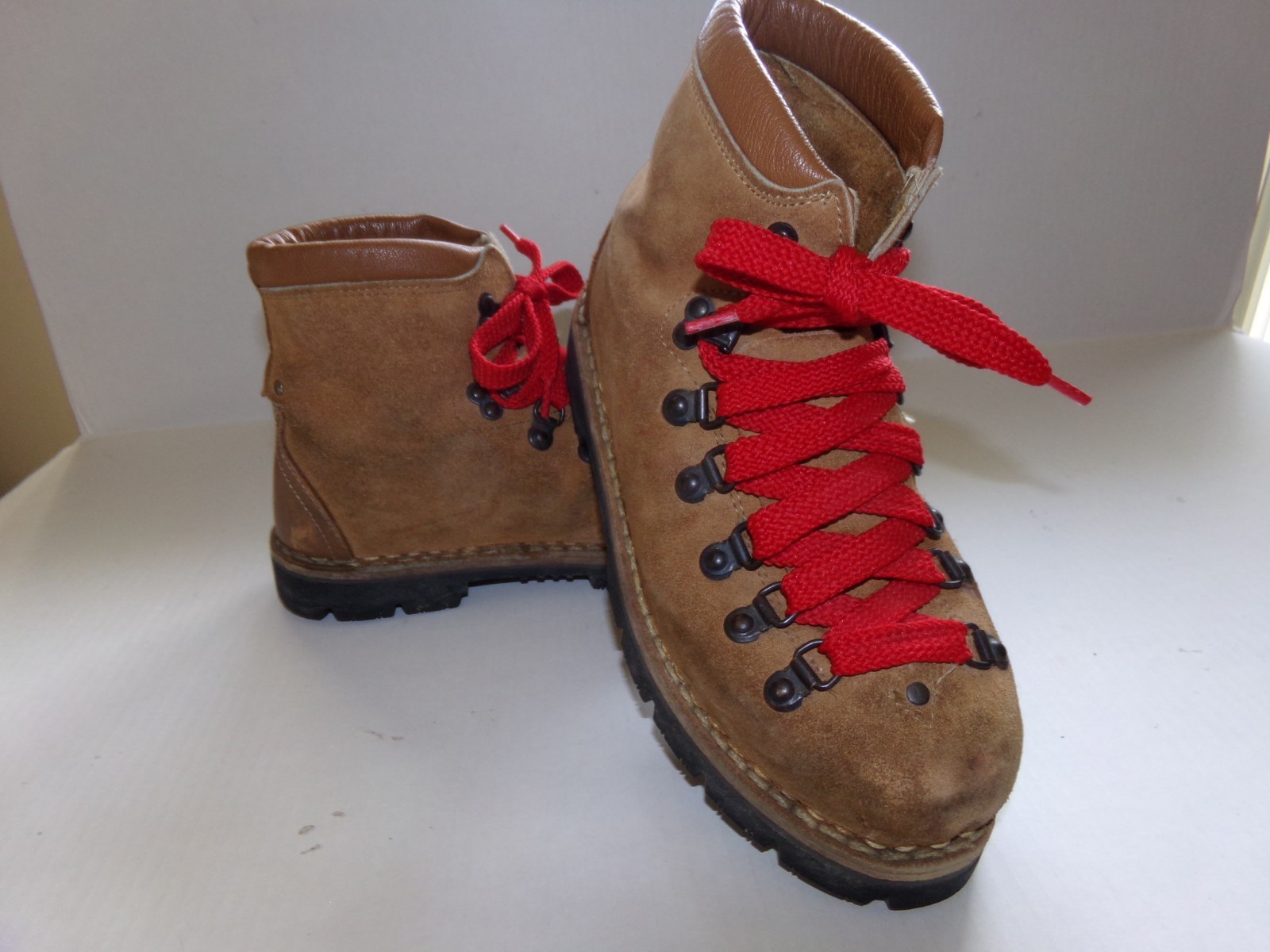 Hombre Vintage montañismo la escalada Senderismo botas De Gamuza D Hombre Vintage montañismo la escalada Senderismo botas De Gamuza D