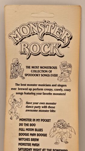 Musiccassette Monster In My Pocket 1992 vintage con figurina Monster SIGILLATA - Foto 9 di 11