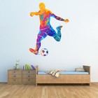 Football Kick Abstract Art Wall Sticker WS-45264
