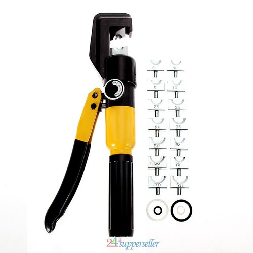 Hydraulic Tube Terminals Crimper Crimping Cable Lugs Battery Wire Tool 4-70mm 8T