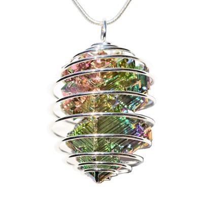art deco jewelry rainbow jewelry Bismuth necklace boho necklace purple necklace crystal necklace statement necklace stone necklace
