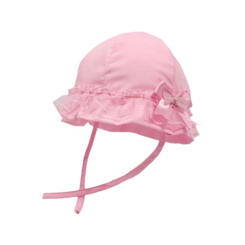 Baby Sun Hat Summer Beach Hat Bucket Cap Boy Girl Strap Cotton Sunny Stars 0-24M - Picture 38 of 40