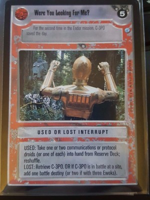 Star Wars Ccg Reflections Ii Don T Get Cocky Foil Nrmint Mint Swccg Toys Hobbies Collectible Card Games