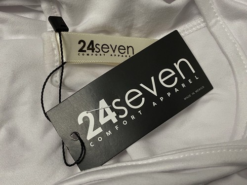 24seven Comfort Apparel Women's White Flared Scoop Neck Sleeveless Dress Size M - Bild 4 von 4