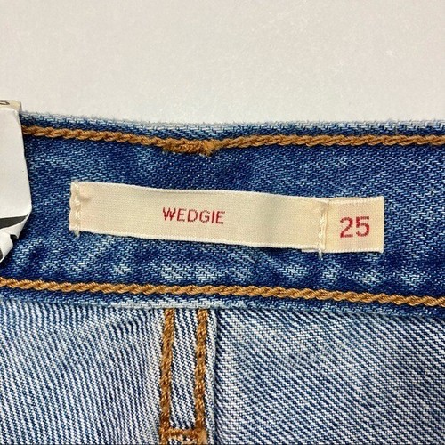 Levi’s Premium Wedgie Fit Ankle Jeans Women's Size 25 High Rise Button Fly Retro - Bild 8 von 11