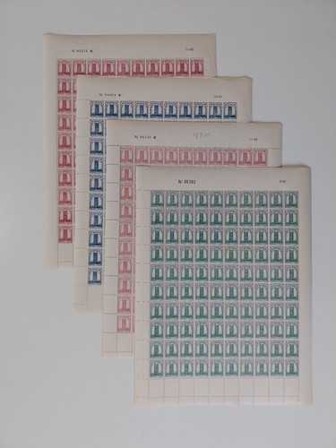 Maroc Tour Hassan 1943 Série complète en Feuille 19 Valeurs Cote 1600 €  - Picture 2 of 6