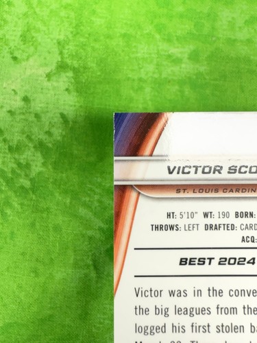 Victor Scott II RC - 2024 Bowman's Best #61 St Louis Cardinals Base Rookie Card - Picture 9 of 11
