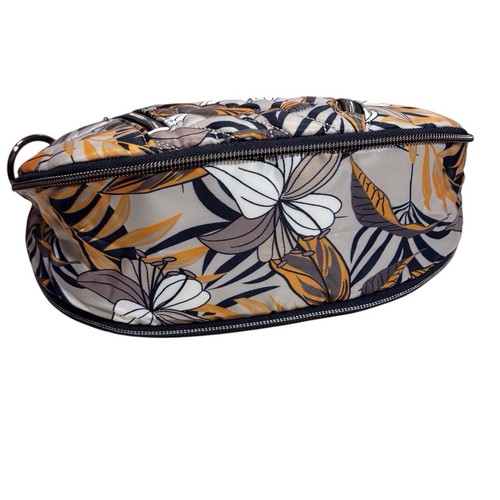 LUG Swivel RFID Convertible Expandable Crossbody Shoulder Bag Lily Grey Floral - Picture 4 of 12