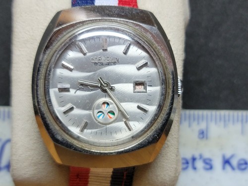 Vintage Russian Cormalan Automatic Winds Works Keeps Time - Bild 2 von 3