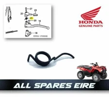 HONDA REAR HAND BRAKE LEVER RETURN SPRING TRX 250 300 350 400 420 500 FOURTRAX