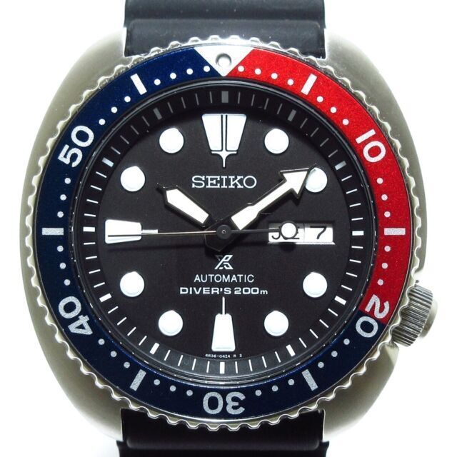 Seiko Prospex Men's Black Watch with Rubber Strap - 4R36 Seiko Prospex Men's Black Watch with Rubber Strap - 4R36