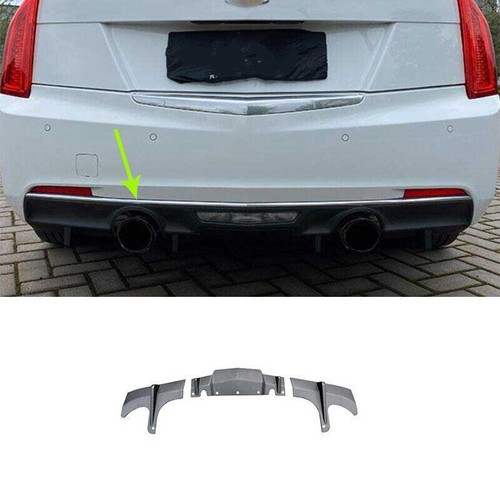 Primer Black Rear Bumper Diffuser Spoiler Bodykit For Cadillac ATS-V 2013-2019