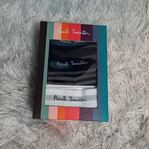 Paul Smith PS Men's 3-pack Low-Rise Classic & Stripe Boxer Briefs, Men's Size XL - Picture 2 of 5