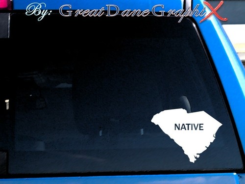 South Carolina Zuhause, Herz, Ureinwohner, Wurzeln, stolz, Staat - Vinyl Aufkleber Sticker  - Bild 6 von 9