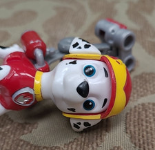 Paw Patrol Action Pack Pup Metallic Series Toy Marshall Played with Condition 3"