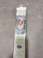 NEW NIP Impressions Elegance Collection Rooster 24"x54" Decorative Nylon Flag