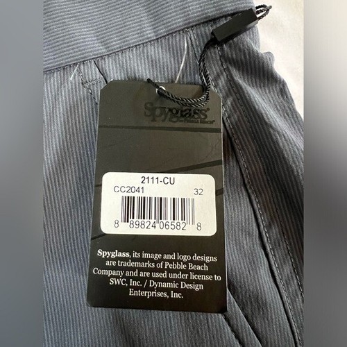 🔥GOLF MEN'S SHORTS SPYGLASS BY PEBBLE BEACH MODEL #2111-CU SIZE W32 CC2041 NWT - Picture 8 of 17