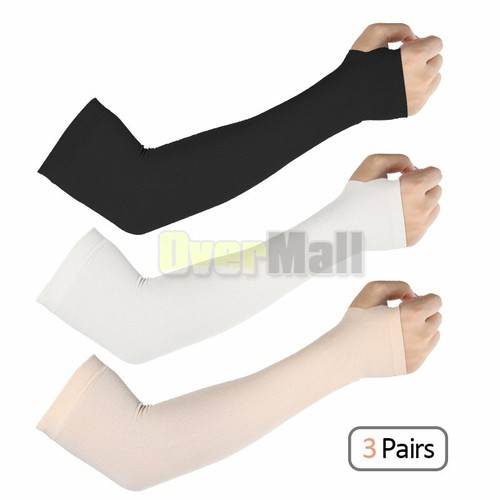 1-5 pares de mangas de brazo de protección solar UV refrigeración por hielo exterior para mujeres y hombres - Imagen 22 de 27