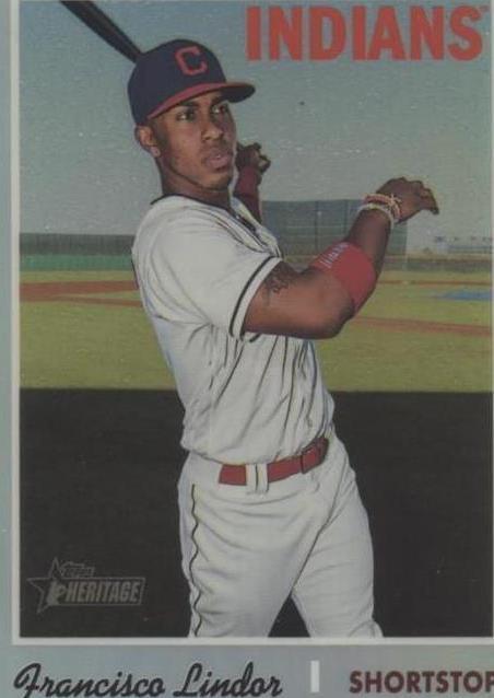 2019 Topps Heritage - Francisco Lindor #THC-401 - 1 of 1