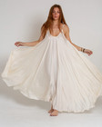 Strapped Singlet Dress Long Flowy Cotton Voile Lingerie Honeymoon Nightdress