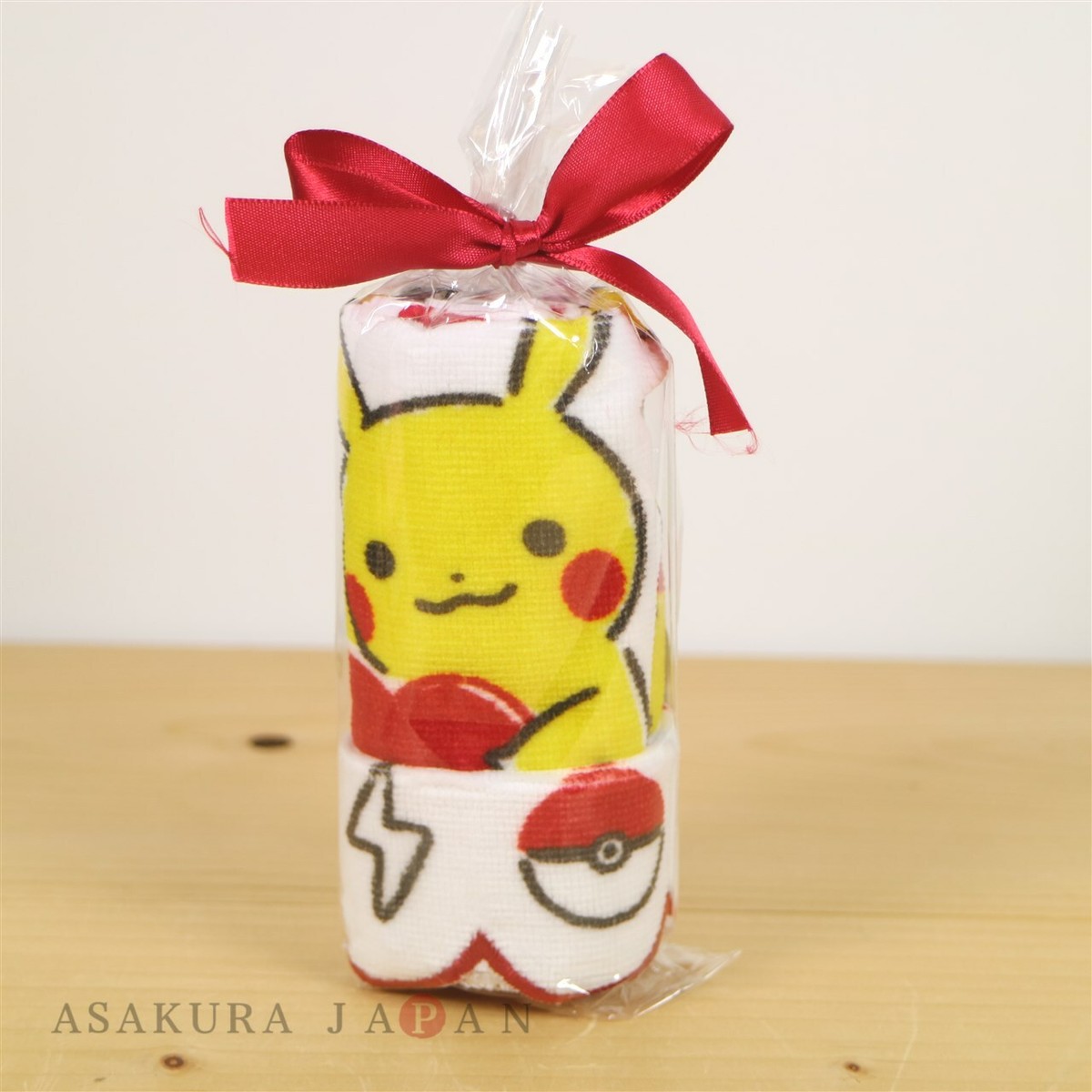 Pokemon Center Original Poka Poka Pikachu Hand towel Handkerchief