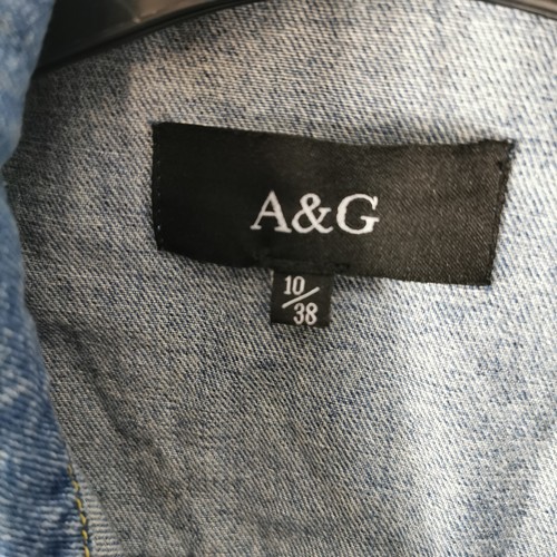 Ladies Jacket Size 10 A&G Blue. Denim Jean Smart Casual Day - Picture 6 of 9