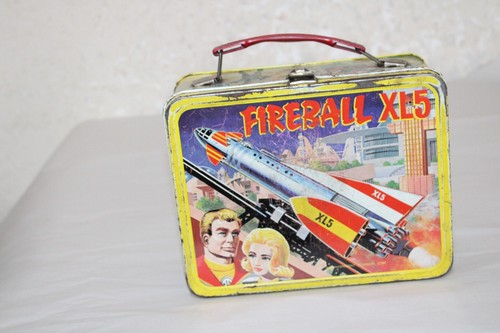 1964 King-Seeley Fireball XL5 Metal Lunchbox with Thermos - Picture 4 of 24