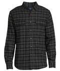 George Cotton Long Sleeve Button-Up Casual Button-Down Shirts for Men