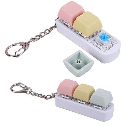 Tastatur-Zappelspielzeug Schlüsselschalter Schlüsselanhänger Wellentester für Er - Bild 3 von 12