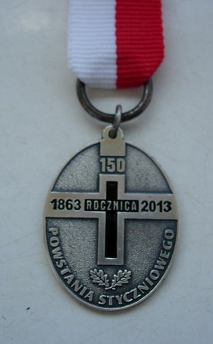 POLISH POLAND JANUARY UPRISING COMMEMORATIVE MEDAL, 150TH ANNIVERSARY - Picture 2 of 3