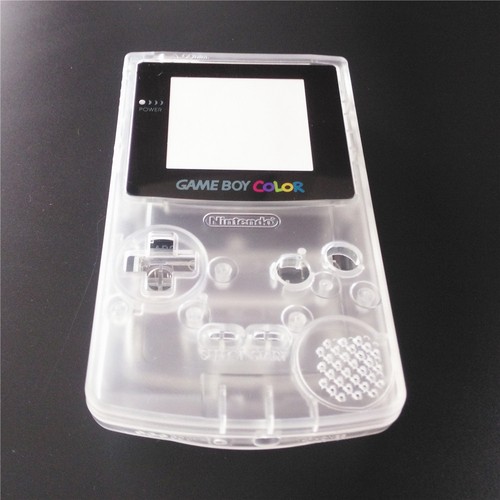 Clear White Crystal Full Housing Shell for Nintendo Game boy Color GBC OEM - Picture 5 of 7
