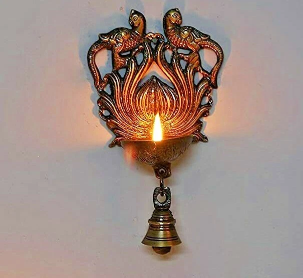 Hanging peacock lamp deals