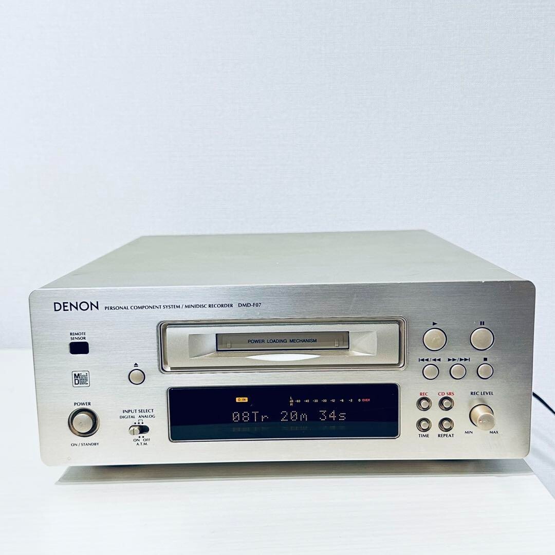 DMD-F07 ミニディスクレコーダー+未使用MD10枚 DMD-F07 ミニディスクレコーダー+未使用MD10枚 Denon DMD-F07 MD