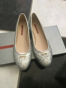 prada glitter shoes