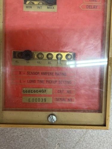 USED GENERAL ELECTRIC TYPE ECS SOLID STATE TRIP DEVICE 568B604G2 - Picture 2 of 5