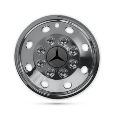 For Mercedes Benz Vaneo Vario Van 16” 4x Chrome Extra Deep Dish Wheel Trims Logo