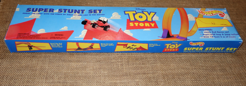 Disney TOY STORY Hot Wheels Super Stunt Set 1996 Hasbro NOS NEW red baron SEALED