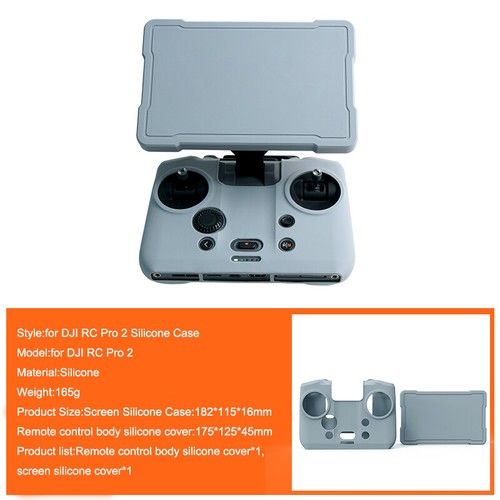 Displayschutzfolie Schale für DJI RC Pro2 Fernbedienung Silikon Schutz Cover - Bild 12 von 19