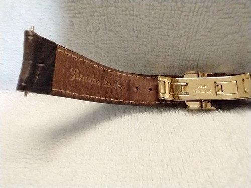 CROTON VINTAGE SWISS MOVT. GOLD PLATED BLK DATE AUTOMATIC ORIGINAL WATCH - Picture 15 of 17