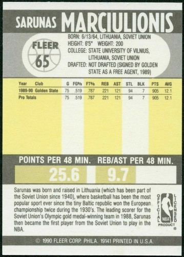 1990-91 Fleer Basketball NBA Freer'90 - You Pick - Complete Your Set - Bild 125 von 378