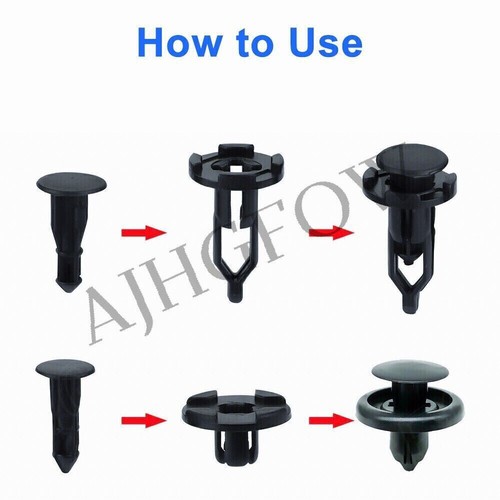 For Toyota 100x Engine Cover Inner Fender Bumper Clips Screw Rivets 7/8/9mm Hole - Bild 8 von 9